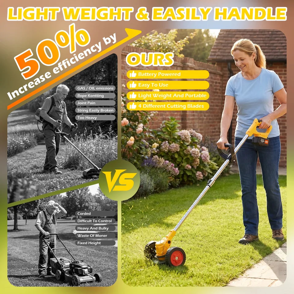 5-in-1 Cordless Weed Trimmer