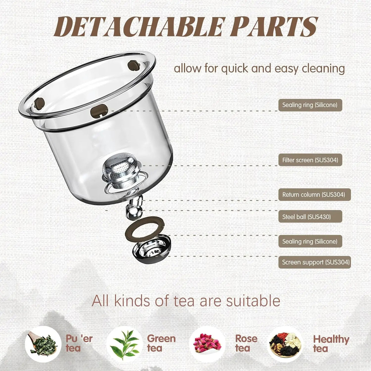 Wooden Tea Pot