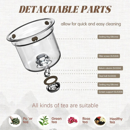 Wooden Tea Pot